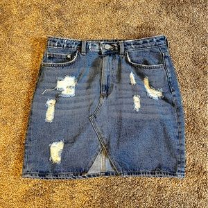 Denim skirt